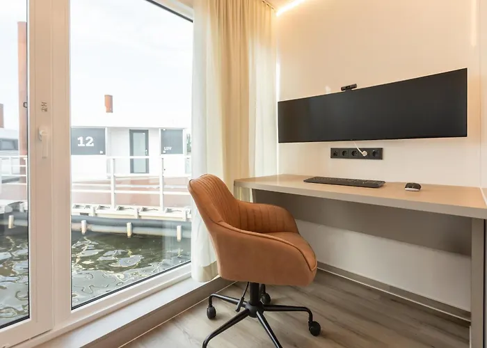 Hotel na wodzie Hausboote Am Lankenauer Hoeft